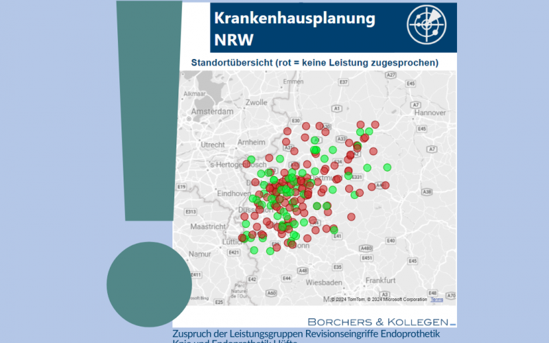 Borchers & Kollegen Dashboard zur Krankenhausplanung NRW